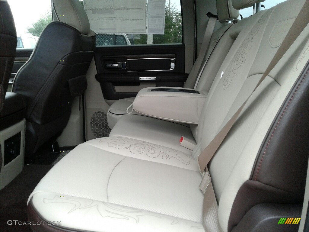 Brown/Light Frost Beige Interior 2018 Ram 2500 Laramie Longhorn Crew Cab 4x4 Photo #124781549