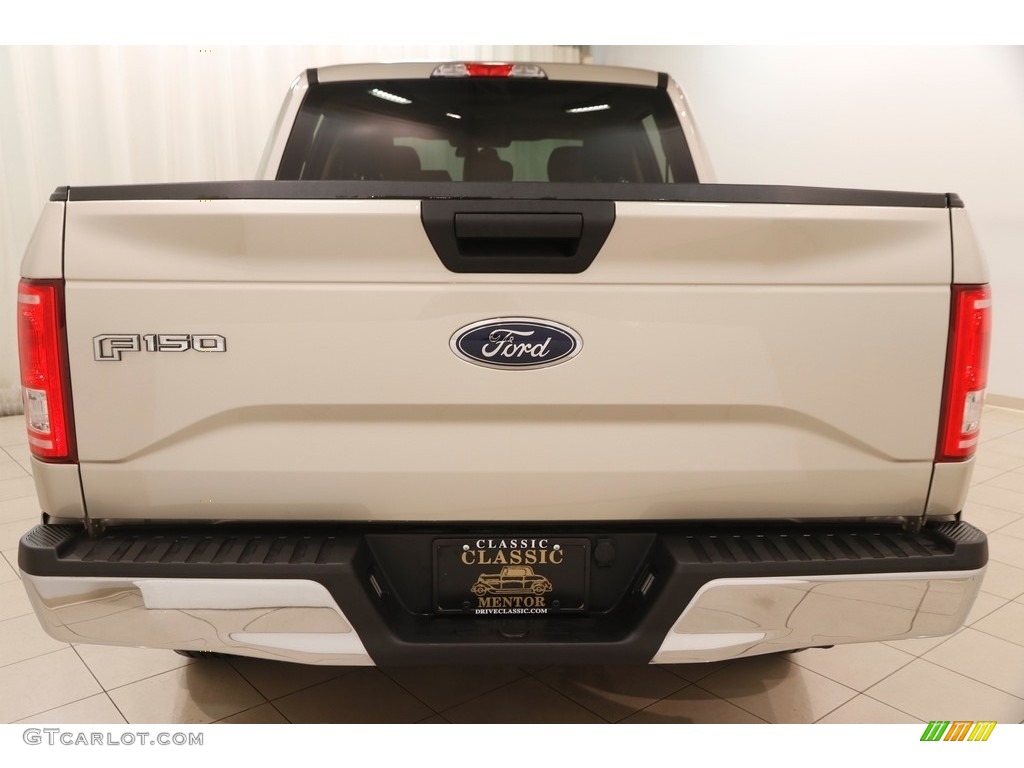 2017 F150 XLT SuperCrew 4x4 - White Gold / Light Camel photo #17