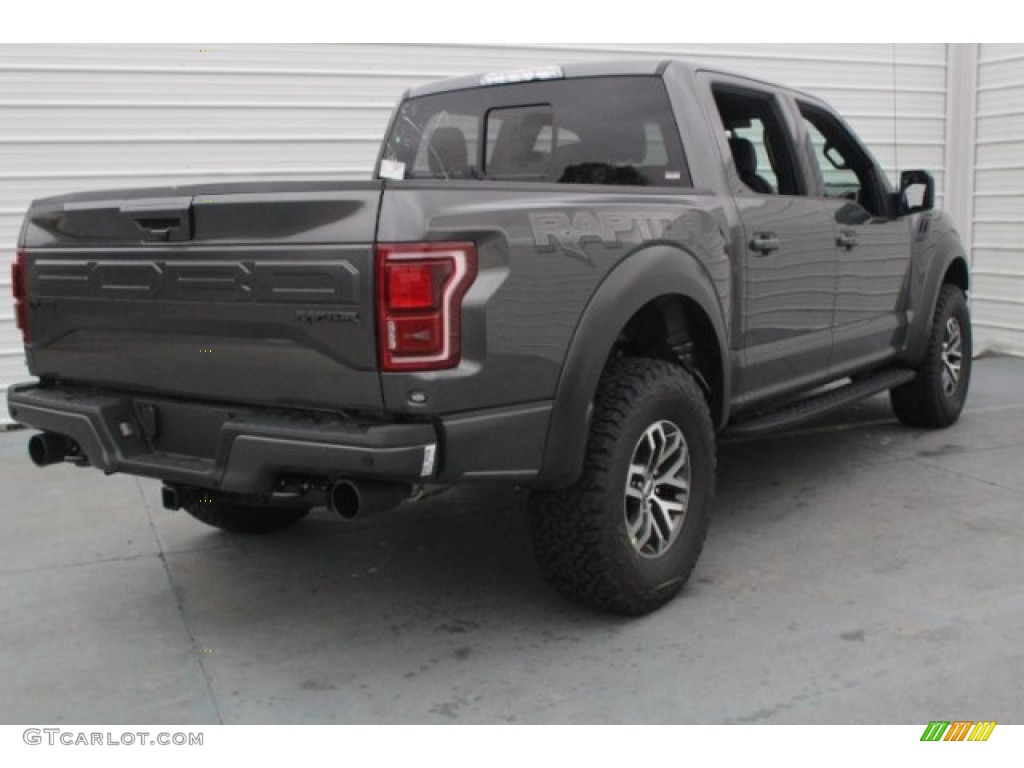 2018 F150 SVT Raptor SuperCrew 4x4 - Magnetic / Raptor Black photo #8