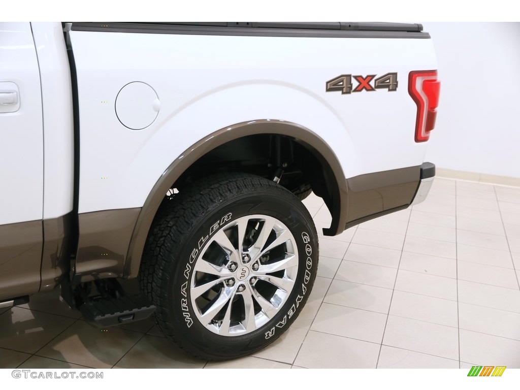 2015 F150 King Ranch SuperCrew 4x4 - White Platinum Tricoat / King Ranch Java/Mesa photo #4