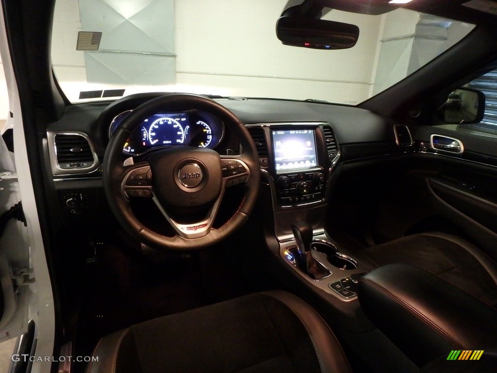 2017 Grand Cherokee Trailhawk 4x4 - Bright White / Black photo #13