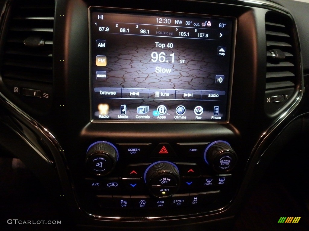 2017 Grand Cherokee Trailhawk 4x4 - Bright White / Black photo #22