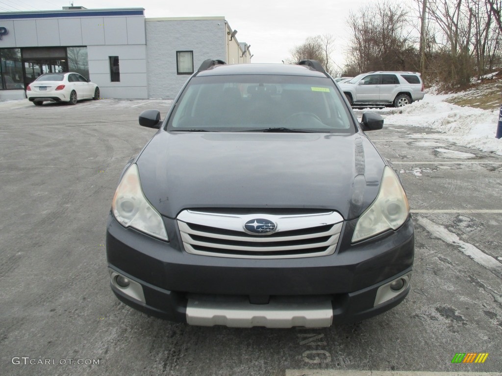 2011 Outback 2.5i Limited Wagon - Graphite Gray Metallic / Off Black photo #3