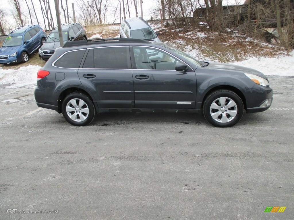 2011 Outback 2.5i Limited Wagon - Graphite Gray Metallic / Off Black photo #5