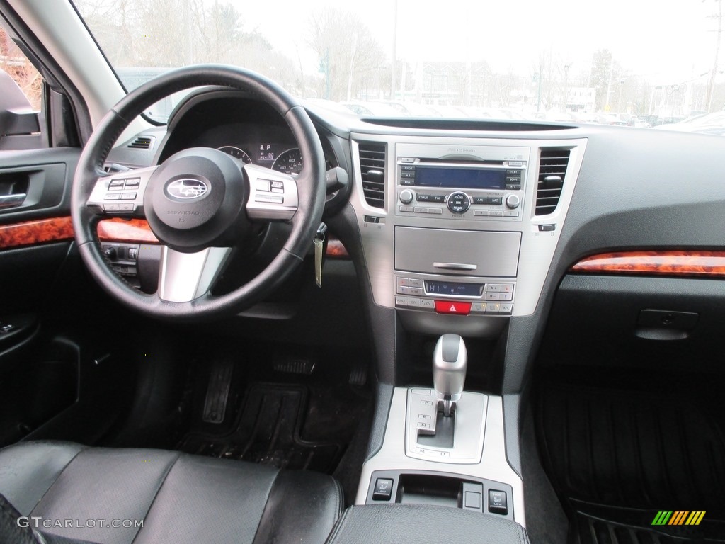 2011 Outback 2.5i Limited Wagon - Graphite Gray Metallic / Off Black photo #10