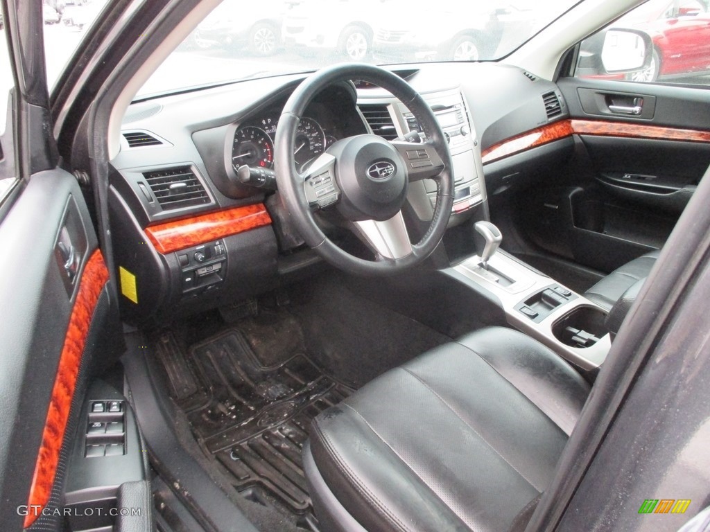 2011 Outback 2.5i Limited Wagon - Graphite Gray Metallic / Off Black photo #12