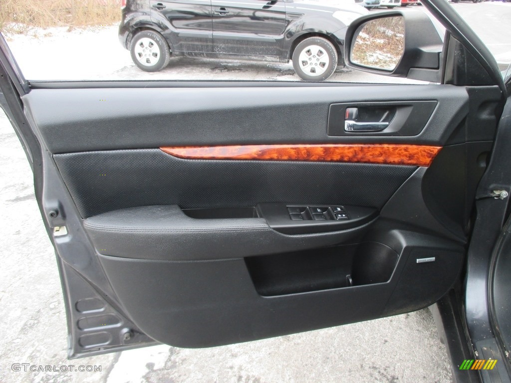 2011 Outback 2.5i Limited Wagon - Graphite Gray Metallic / Off Black photo #14
