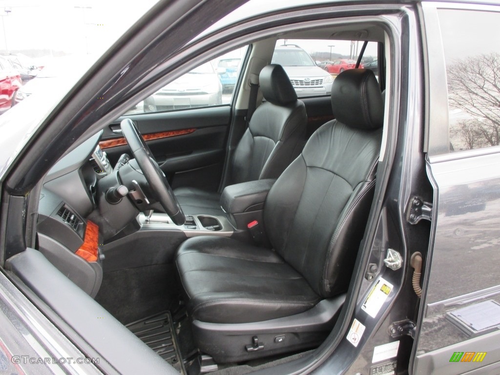 2011 Outback 2.5i Limited Wagon - Graphite Gray Metallic / Off Black photo #16