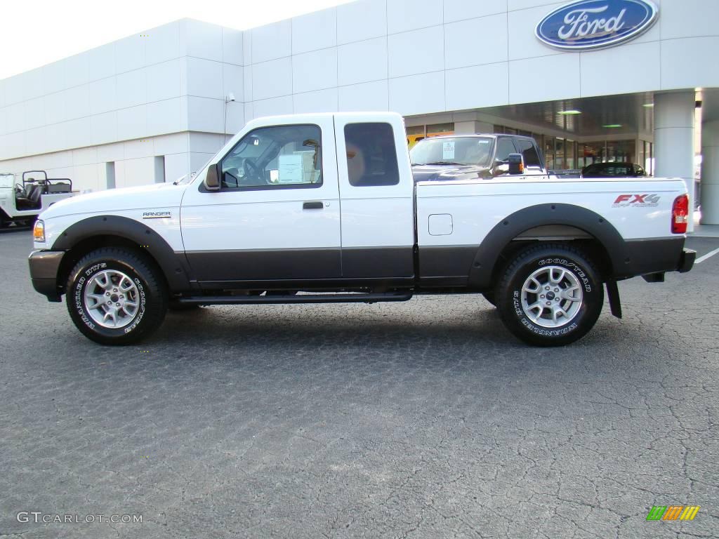 2009 Ranger FX4 Off-Road SuperCab 4x4 - Oxford White / Ebony/Red photo #5
