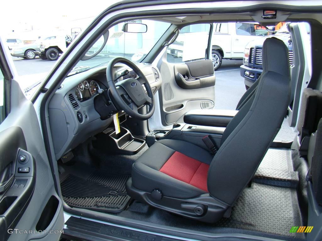 2009 Ranger FX4 Off-Road SuperCab 4x4 - Oxford White / Ebony/Red photo #8