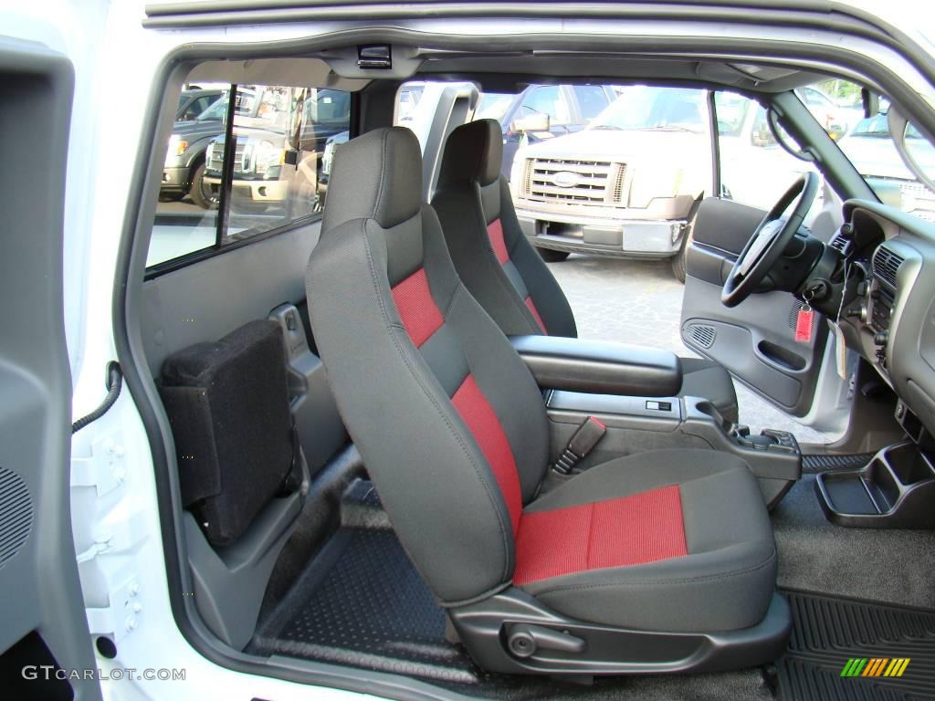 2009 Ranger FX4 Off-Road SuperCab 4x4 - Oxford White / Ebony/Red photo #12