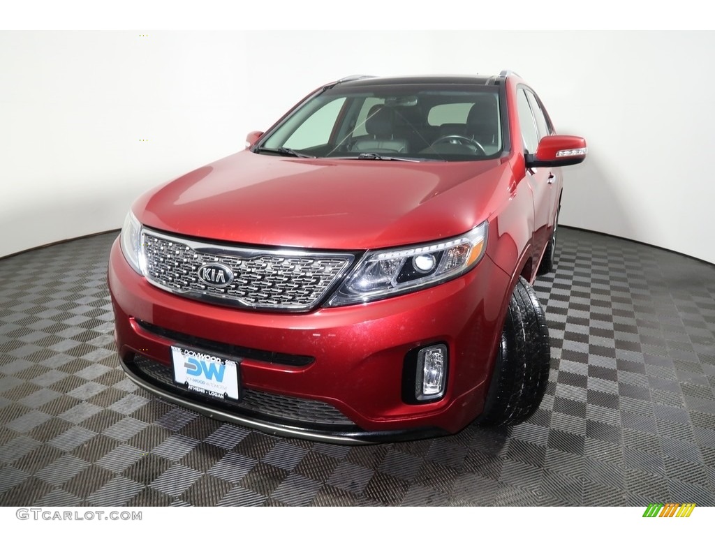 2014 Sorento SX V6 AWD - Remington Red / Black photo #12