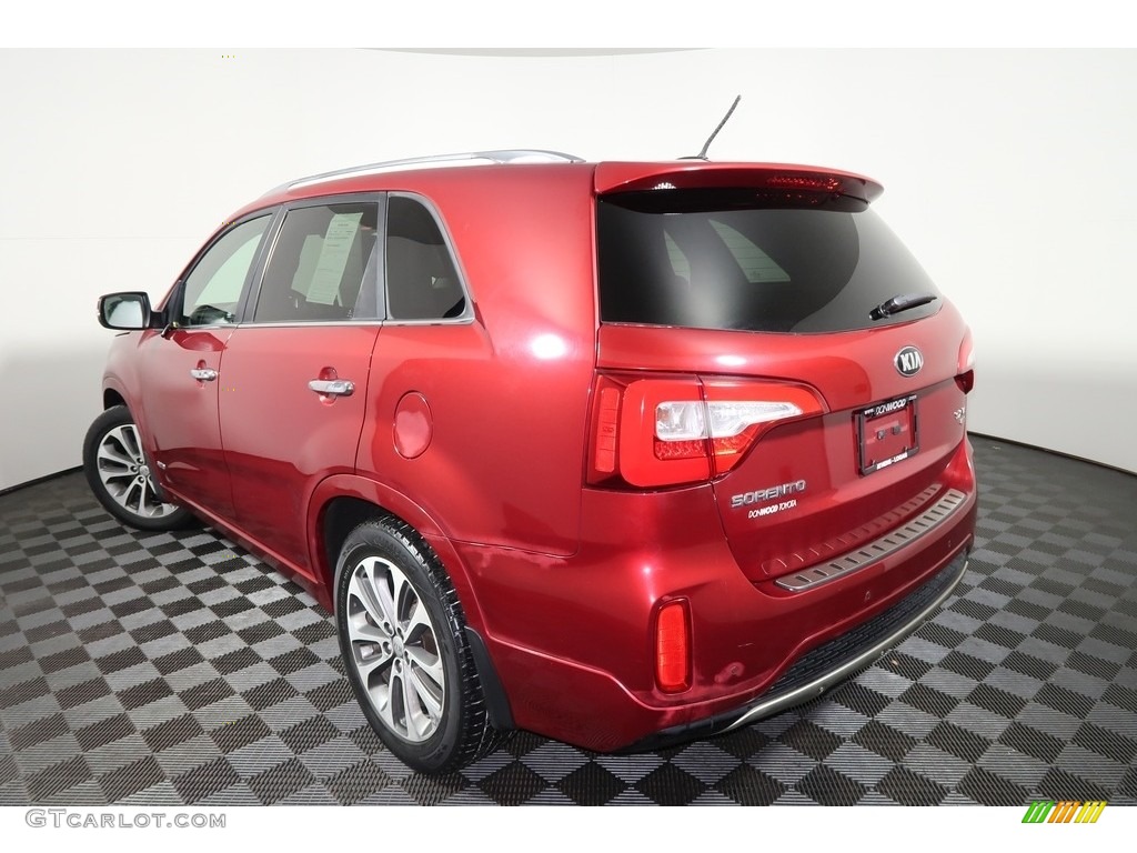 2014 Sorento SX V6 AWD - Remington Red / Black photo #14