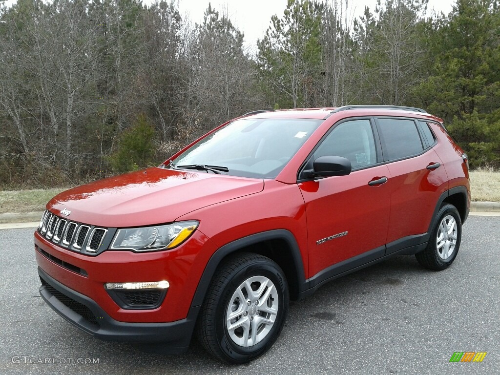 Redline Pearl 2018 Jeep Compass Sport Exterior Photo #124787204