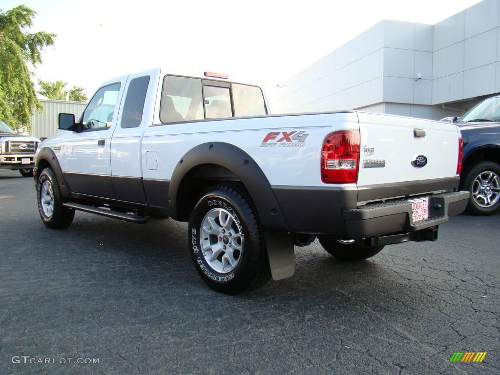 2009 Ranger FX4 Off-Road SuperCab 4x4 - Oxford White / Ebony/Red photo #28