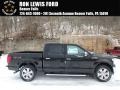 2018 Shadow Black Ford F150 Lariat SuperCrew 4x4  photo #1