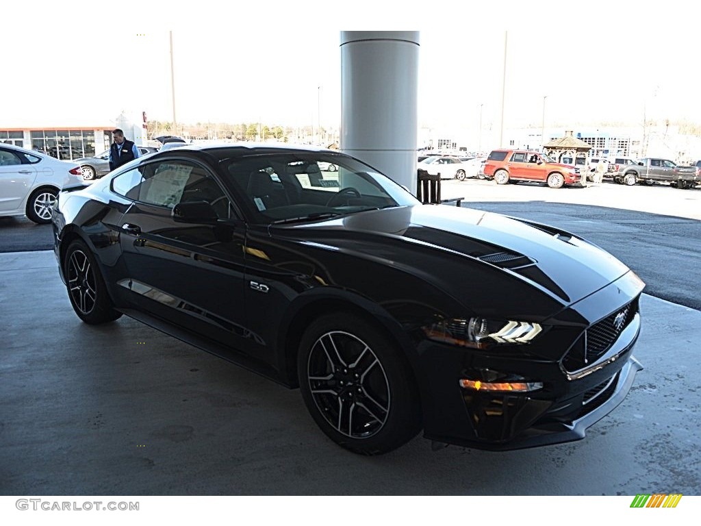 Shadow Black Ford Mustang