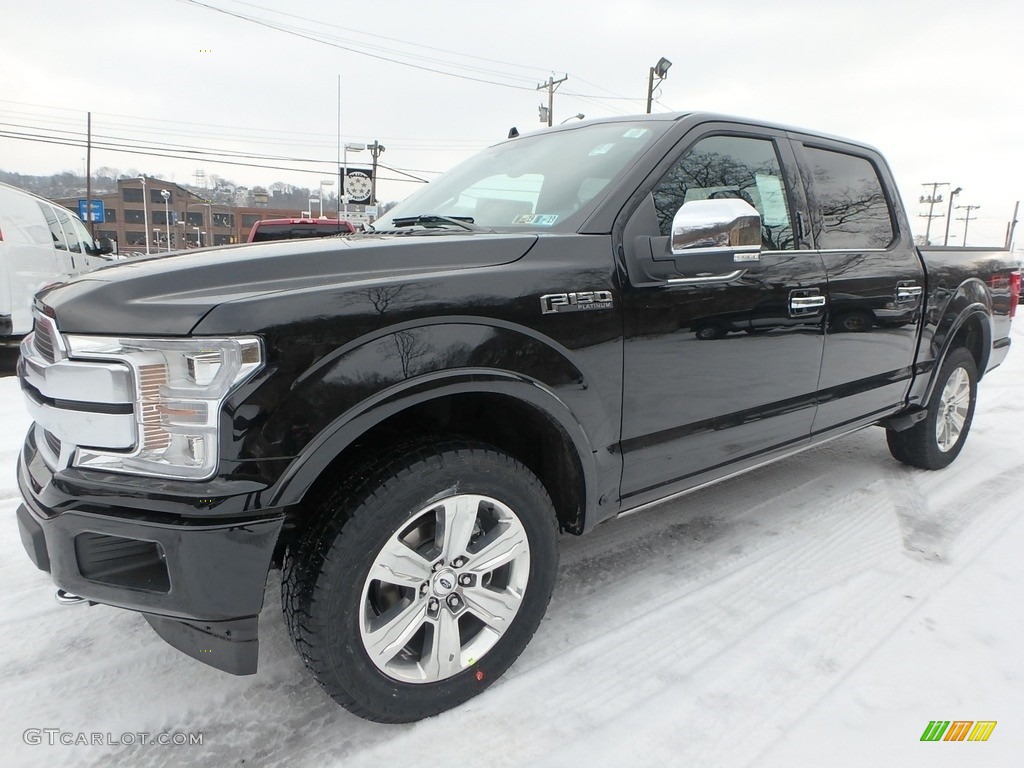 2018 F150 Platinum SuperCrew 4x4 - Shadow Black / Black photo #7