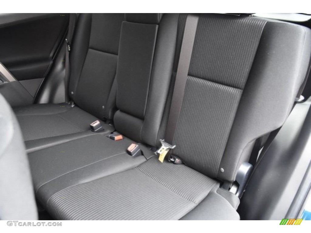 2018 RAV4 LE AWD - Galactic Aqua Mica / Black photo #7