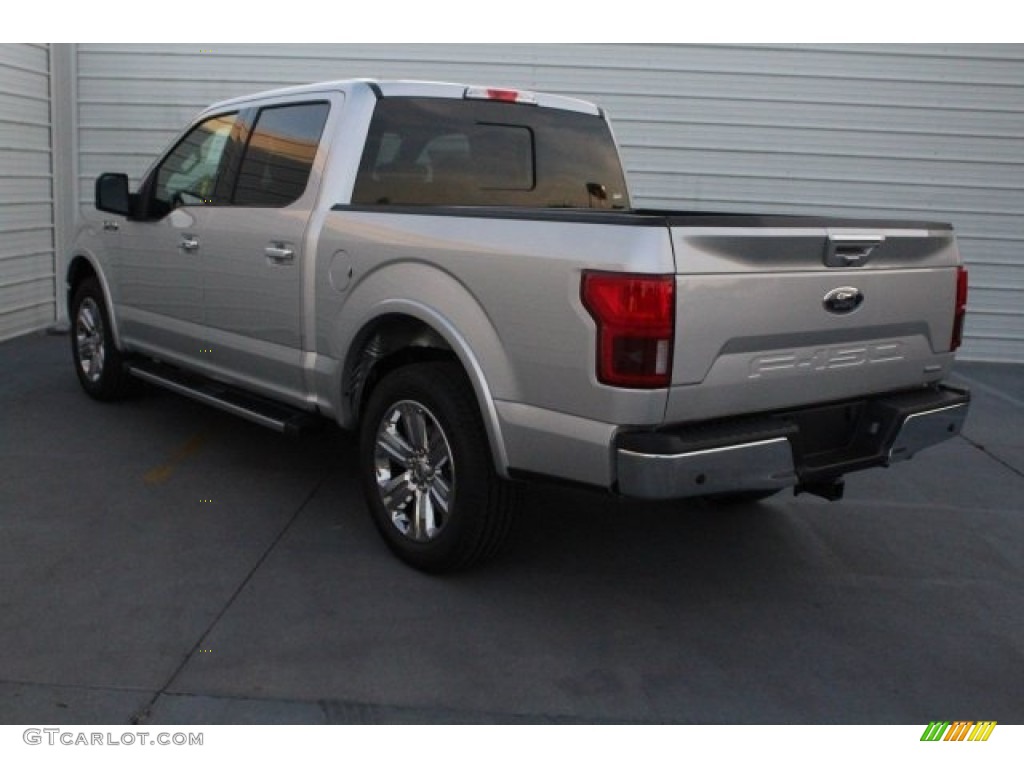 2018 F150 Lariat SuperCrew 4x4 - Ingot Silver / Black photo #7