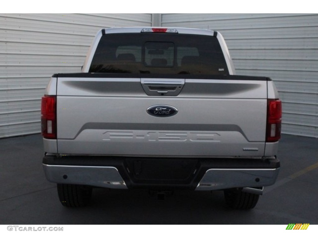 2018 F150 Lariat SuperCrew 4x4 - Ingot Silver / Black photo #8