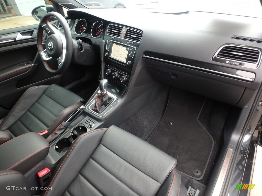 Titan Black Interior 2017 Volkswagen Golf GTI 4-Door 2.0T Autobahn Photo #124792614