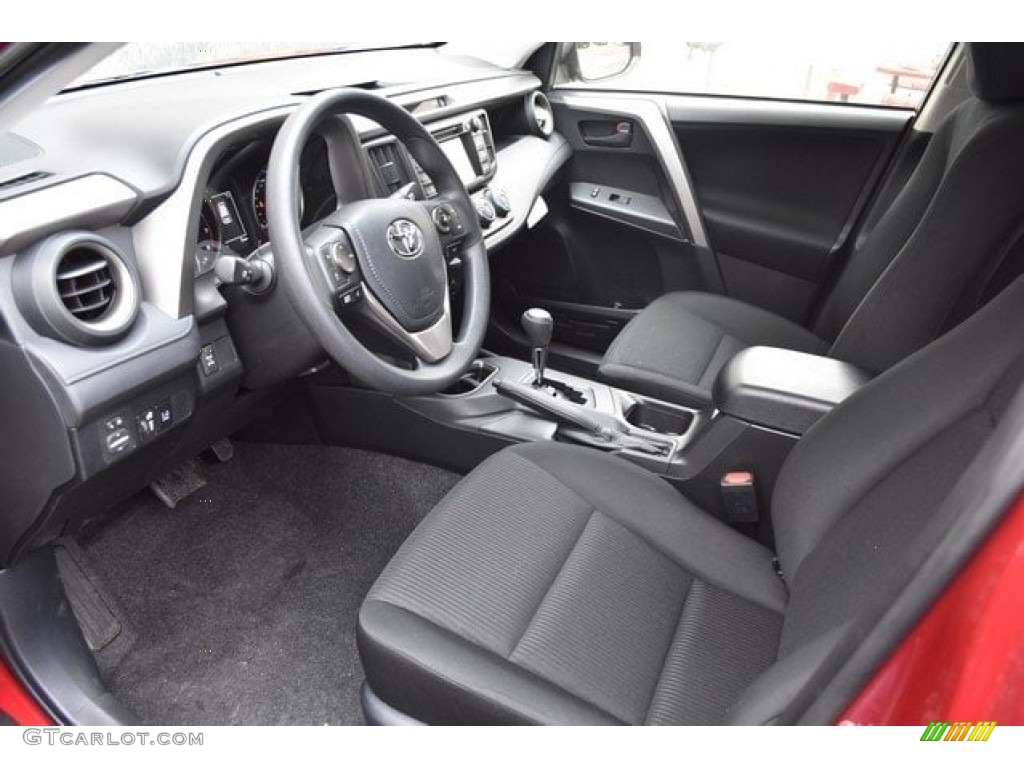 2018 RAV4 LE AWD - Ruby Flare Pearl / Black photo #5