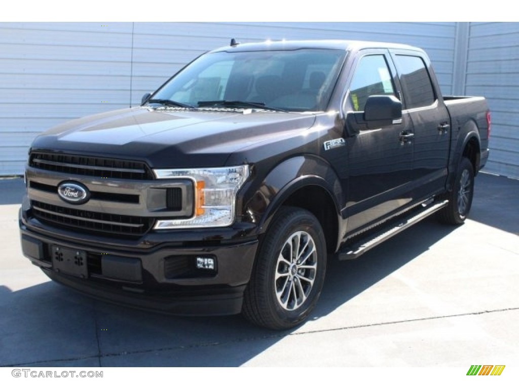 2018 F150 XLT SuperCrew - Magma Red / Black photo #3