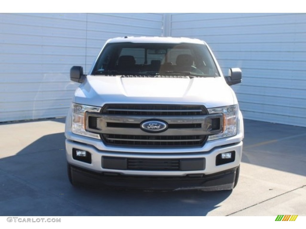 2018 F150 XLT SuperCrew - Ingot Silver / Black photo #2