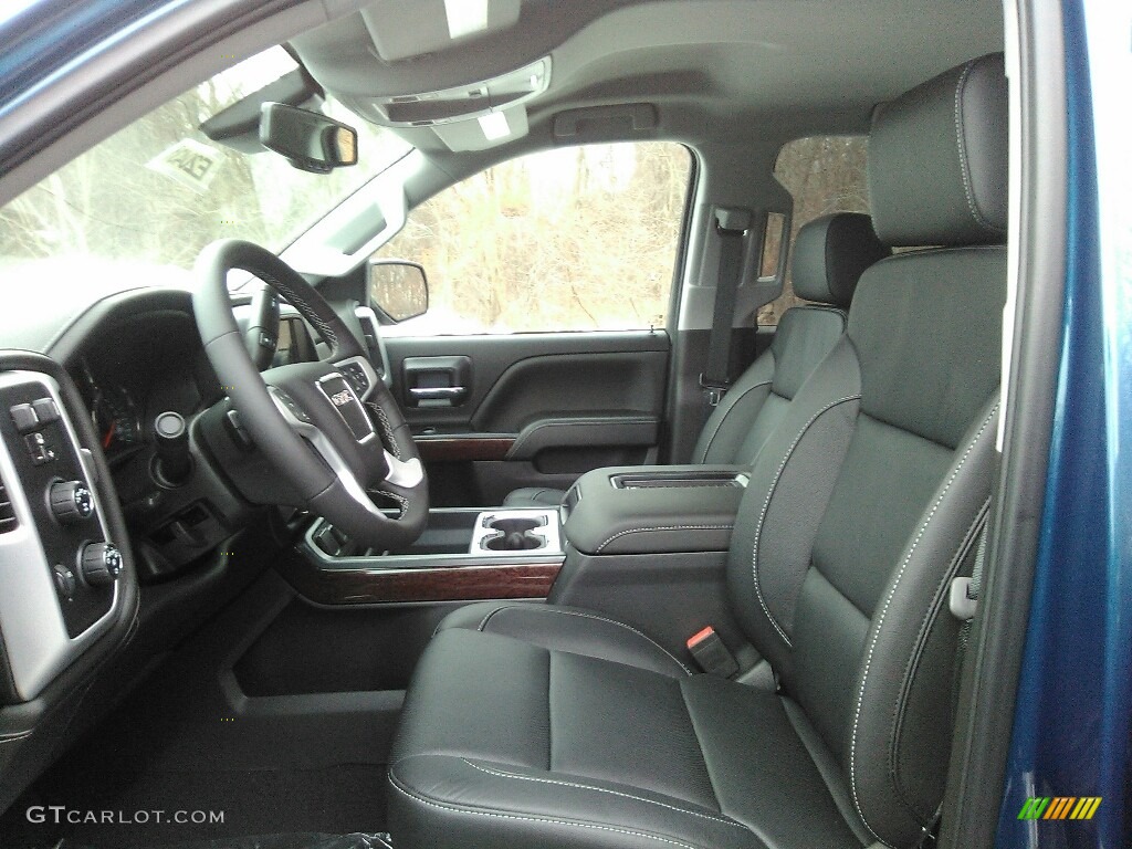 2018 Sierra 1500 SLT Crew Cab 4WD - Stone Blue Metallic / Jet Black photo #4