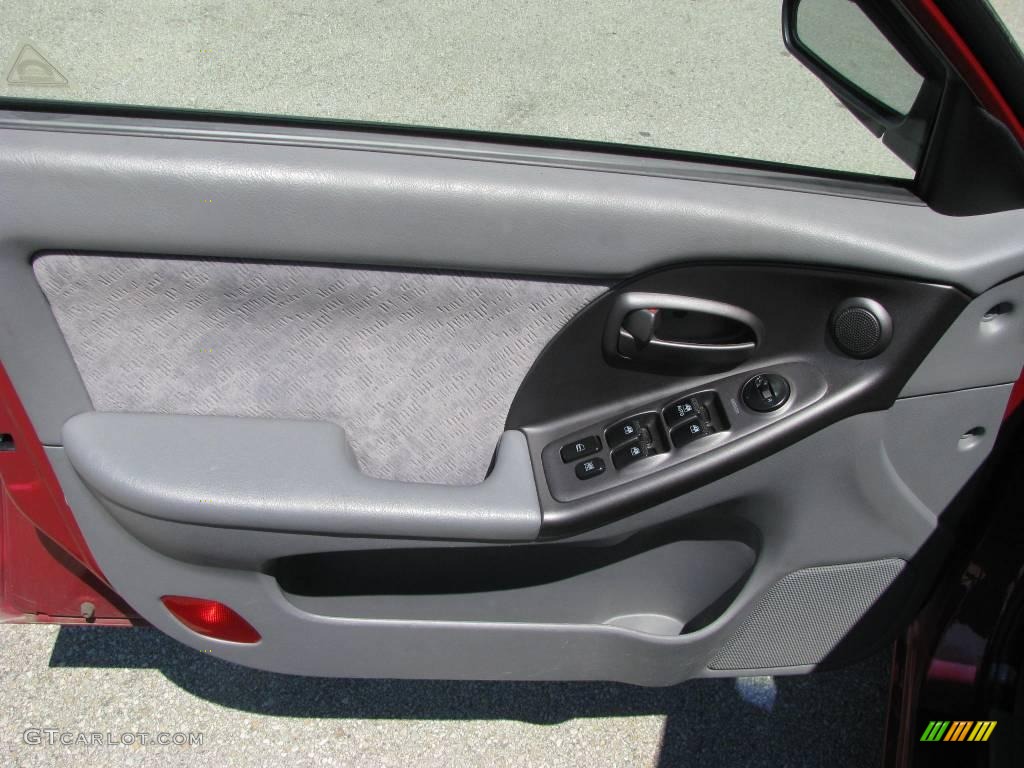 2004 Elantra GLS Sedan - Crimson Dark Red / Gray photo #12