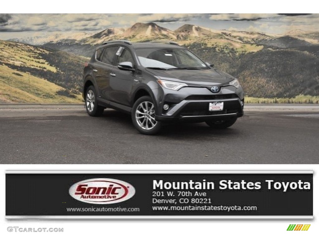 2018 RAV4 Limited AWD Hybrid - Magnetic Gray Metallic / Ash photo #1