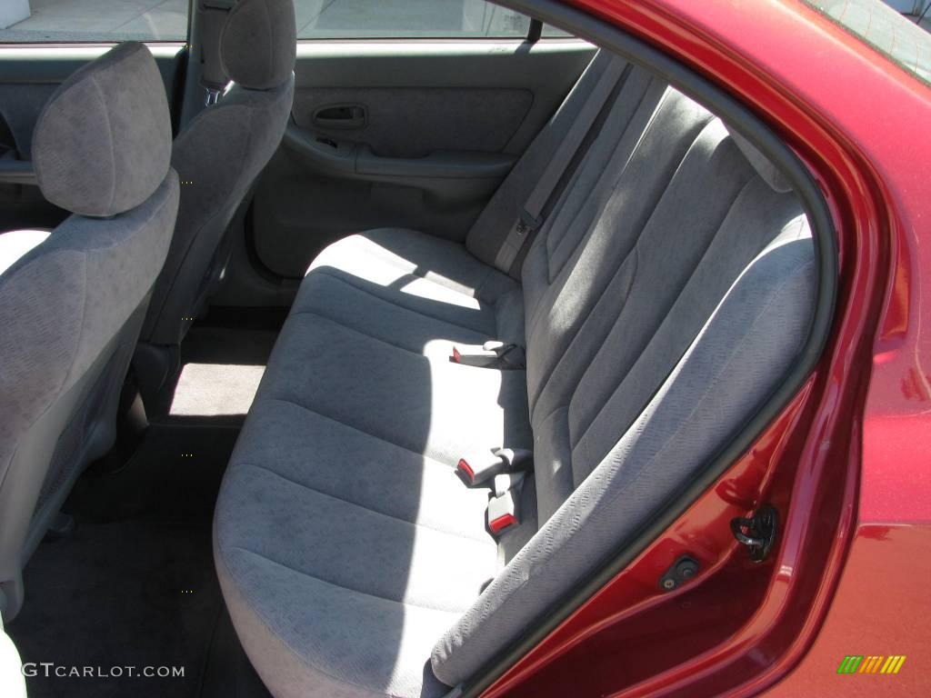 2004 Elantra GLS Sedan - Crimson Dark Red / Gray photo #17