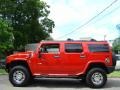 2007 Victory Red Hummer H2 SUV  photo #3