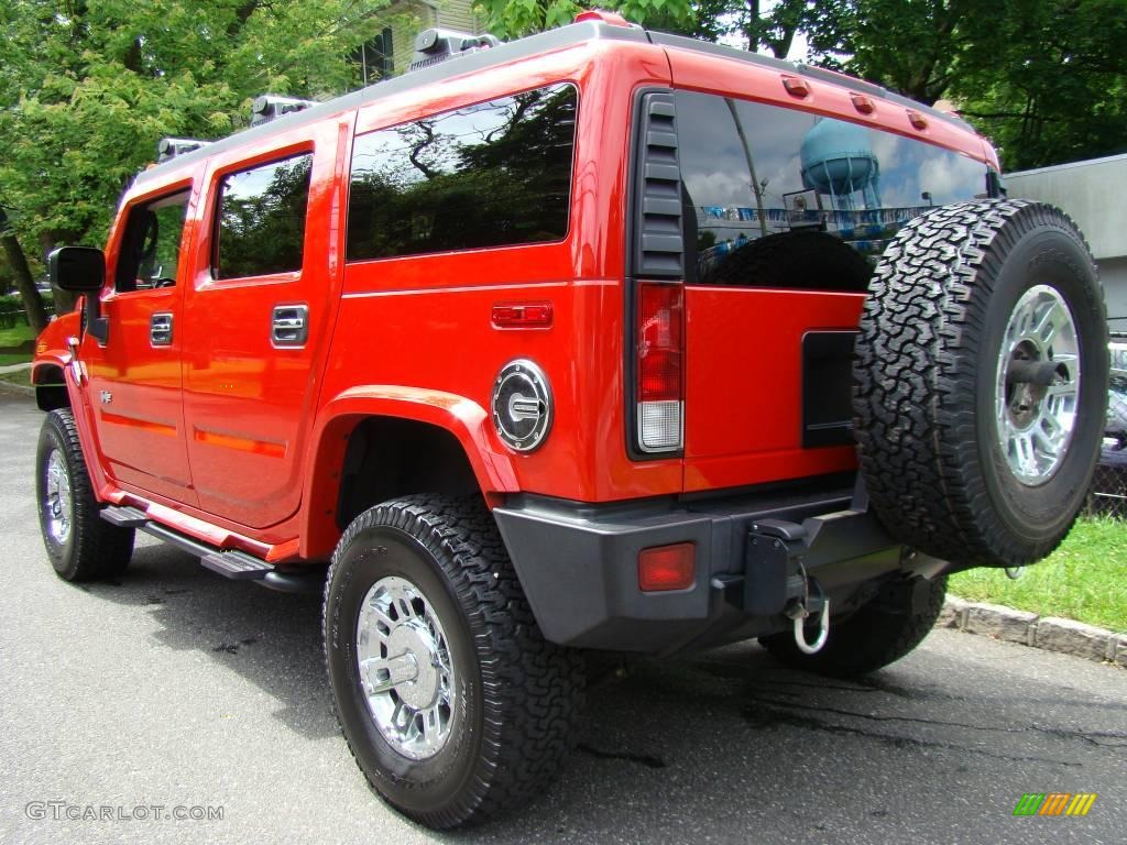 2007 H2 SUV - Victory Red / Ebony Black photo #4