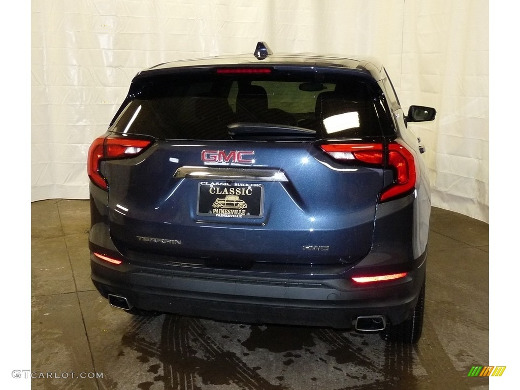 2018 Terrain SLE AWD - Blue Steel Metallic / ­Jet Black photo #3