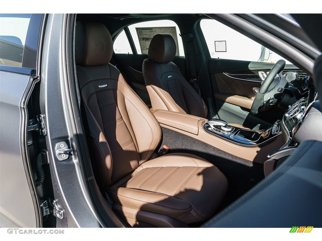 2018 E AMG 63 S 4Matic - designo Selenite Grey Magno (Matte) / Nut Brown/Black photo #2