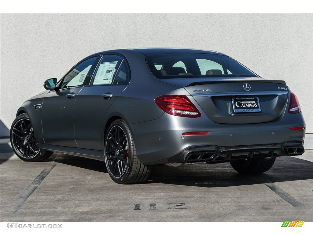 2018 E AMG 63 S 4Matic - designo Selenite Grey Magno (Matte) / Nut Brown/Black photo #3