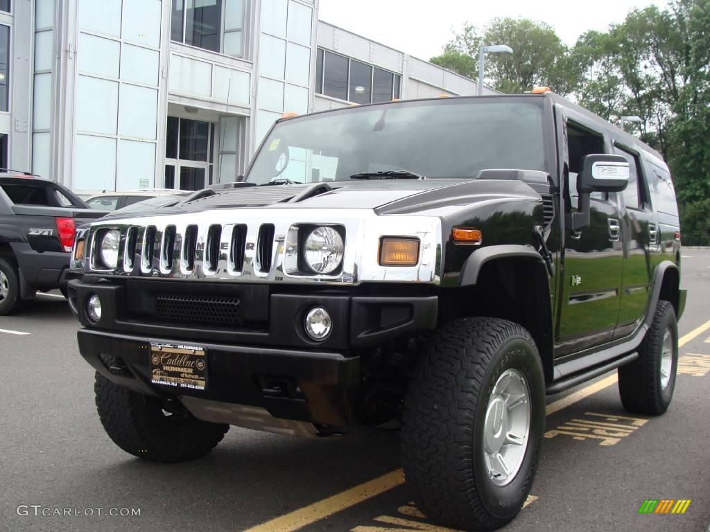 2007 H2 SUV - Black / Wheat Beige photo #1