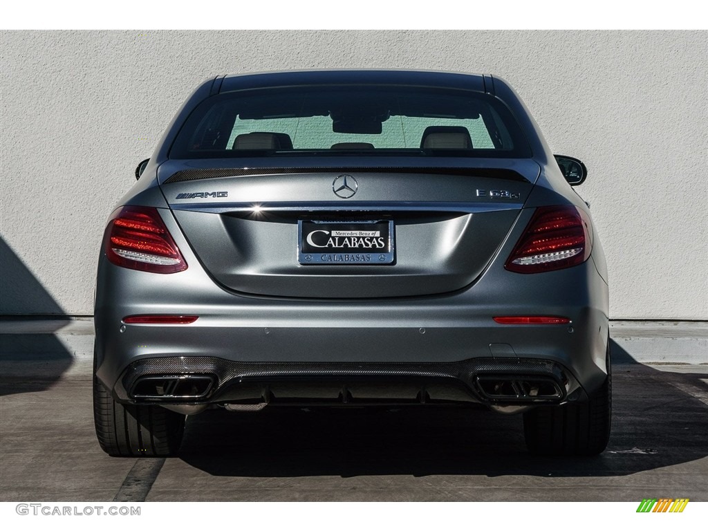 2018 E AMG 63 S 4Matic - designo Selenite Grey Magno (Matte) / Nut Brown/Black photo #4
