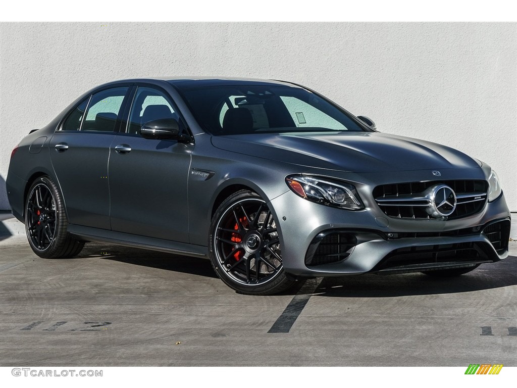 2018 E AMG 63 S 4Matic - designo Selenite Grey Magno (Matte) / Nut Brown/Black photo #12