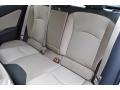 2018 Toyota Prius Harvest Beige Interior Rear Seat Photo