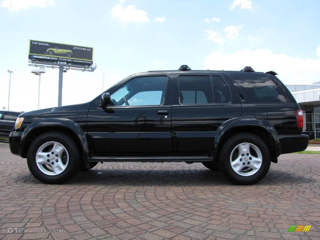 2002 QX4 4x4 - Black Obsidian / Graphite photo #2