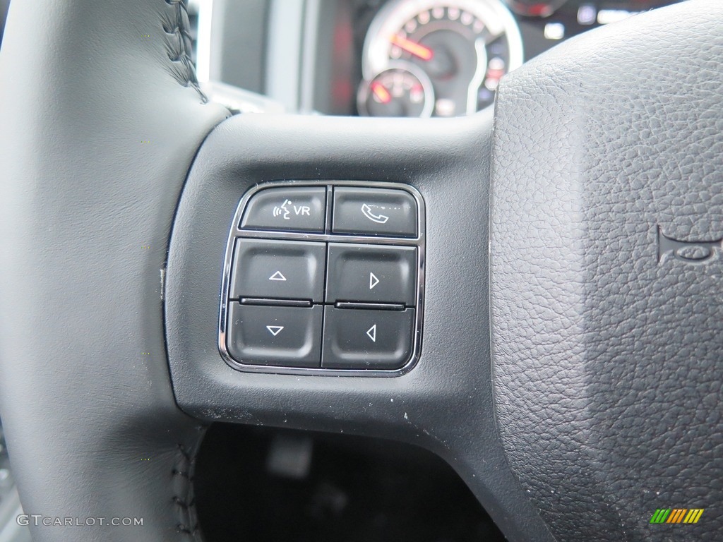 2018 1500 Big Horn Crew Cab 4x4 - Brilliant Black Crystal Pearl / Black/Diesel Gray photo #19