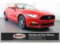 2017 Race Red Ford Mustang EcoBoost Premium Convertible  photo #1