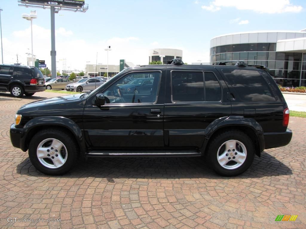 2002 QX4 4x4 - Black Obsidian / Graphite photo #10