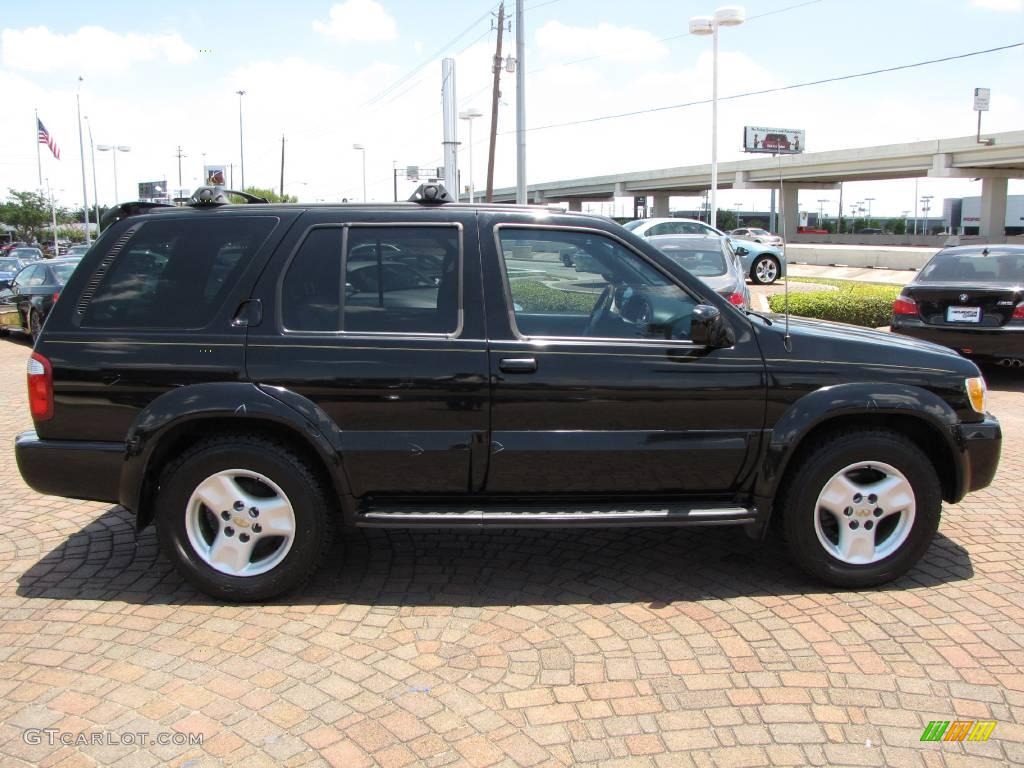 2002 QX4 4x4 - Black Obsidian / Graphite photo #14