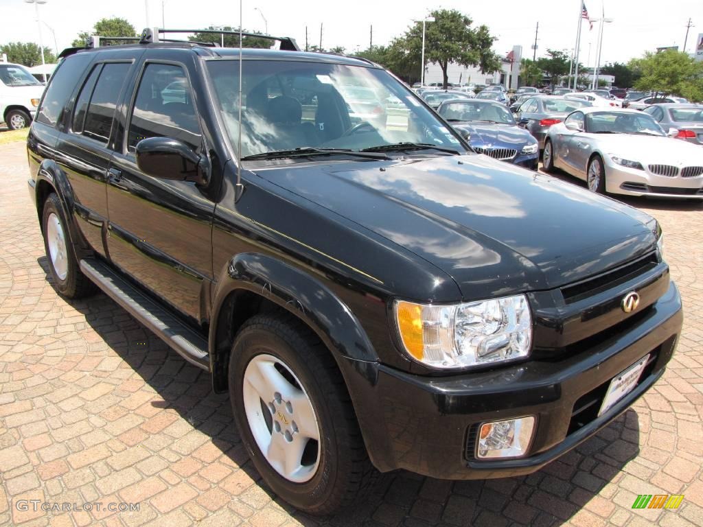 2002 QX4 4x4 - Black Obsidian / Graphite photo #15