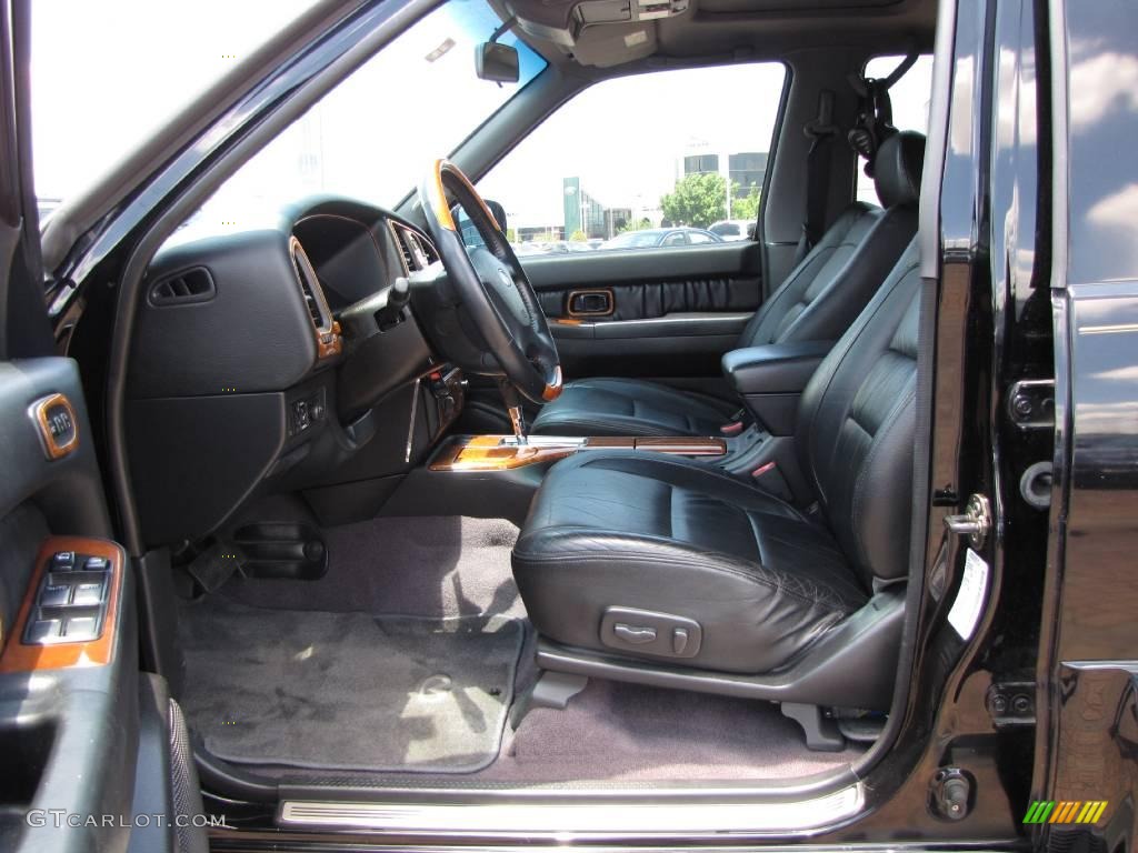 2002 QX4 4x4 - Black Obsidian / Graphite photo #17