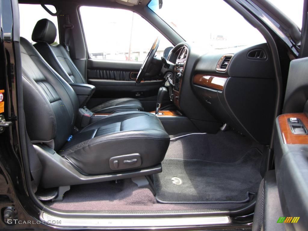 2002 QX4 4x4 - Black Obsidian / Graphite photo #18